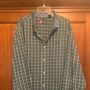 3XT Men’s button down long sleeve style shirt